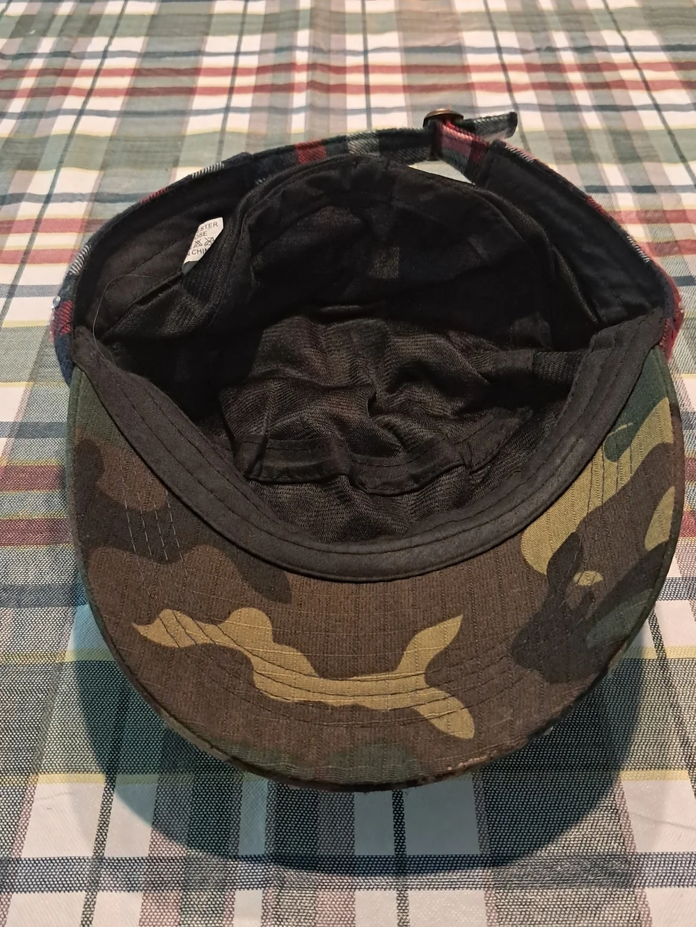 Rhinestone Camo Cadet‎ Cap - Green & Brown